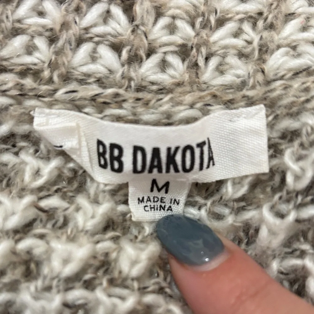 BB Dakota Cream Off-the-Shoulder Sweater - Picture 2 of 6